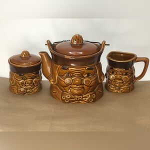 Vintage Ben Franklin Pottery Tea Set